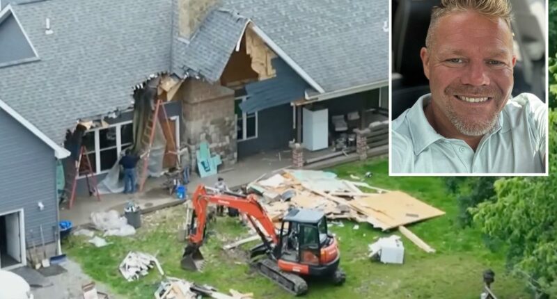 Drunk husband takes messy breakup with wife to the next level with home demolition