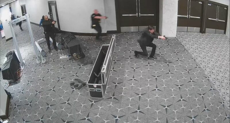 Eerie new footage shows WHCD gunman casing hotel