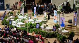 Eight children killed in Louisiana mass shooting remembered at funeral