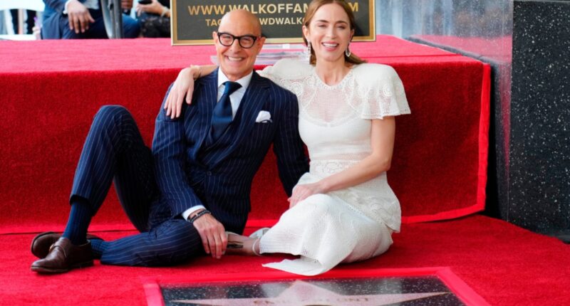 Emily Blunt, Stanley Tucci, stars of new 'Devil Wears Prade 2' film honored with stars on Hollywood Walk of Fame