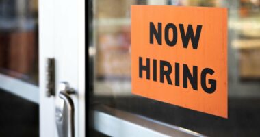 Employers added 115,000 jobs in April, blowing past forecasts