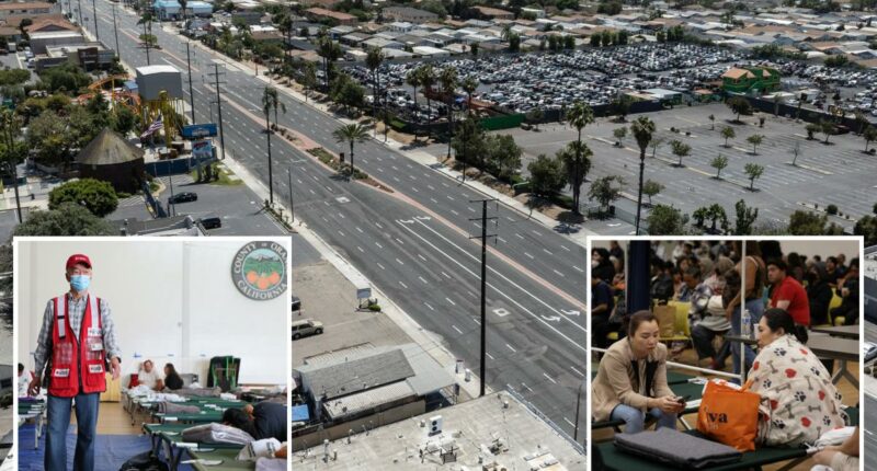 Empty streets and packed shelters across Orange County as thousands wait for toxic leak to end