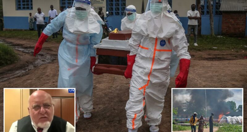 Ex Centers for Disease Control and PreventionÂ chief Robert Redfield fears Ebola outbreak is going to become 'very significant pandemic'