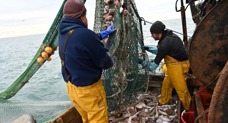 Fat fishermen catch a break after ban stopping them from going to sea if they were too heavy is lifted by the Transport Secretary