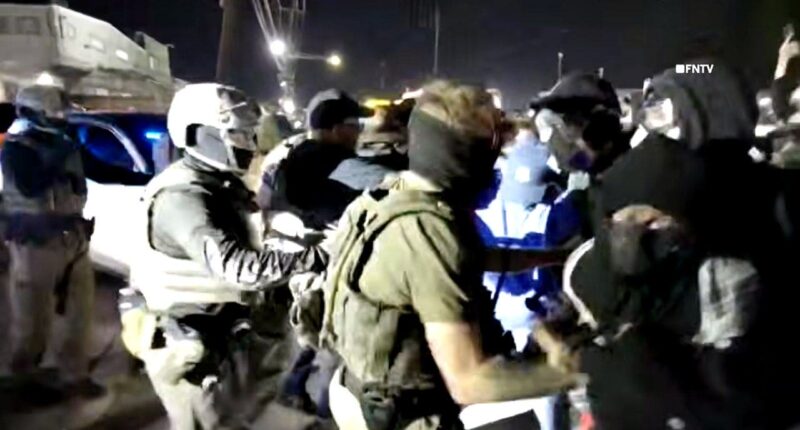 Federal agents in New Jersey beat back anti-ICE agitators in chaos outside Delaney Hall detention facility