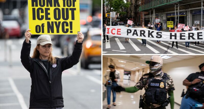 Feds booted from NYC parking garage after anti-ICE protest