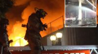 Fire breaks out in downtown LA, 100 firefighters at the scene