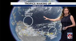 First 2 tropical waves of 2026 form in the Atlantic