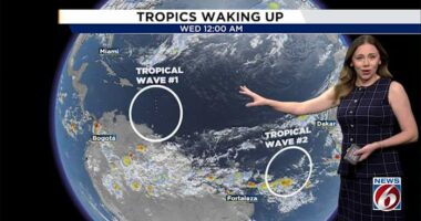First 2 tropical waves of 2026 form in the Atlantic