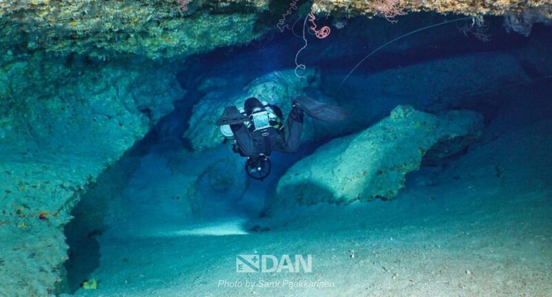 First images from inside Maldives death cave