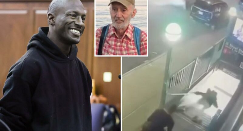 Footage captures horrific moment maniac fatally shoves retired elderly teacher, 76, down NYC subway stairs