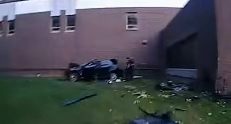 Footage shows moment cops discover Mackenzie Shirilla's smashed car