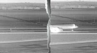 Footage shows moments before Frontier Airlines jet struck person on Denver airport runway