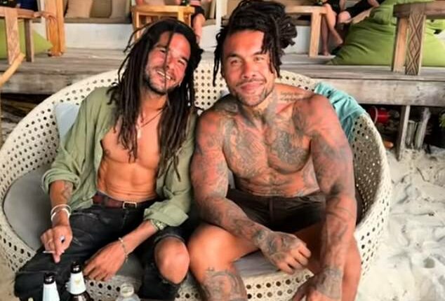 Former Wallabies star Digby Ioane (right) now resides in Samoa and has become embroiled in a war of words with a follower who made stunning accusations about his behaviour