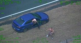 Fugitives fired at bystanders in chaotic cross-border chase