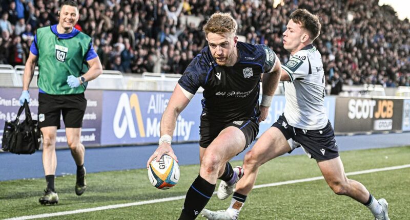 GLASGOW 33 CONNACHT 21: Warriors seal URC semi-final spot as wing wizard Kyle Steyn leads by example at Scotstoun