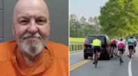 Georgia driver Jerry Ross allegedly ran over two cyclists riding along road