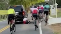 Georgia man smirks after he is charged over alleged road rage incident