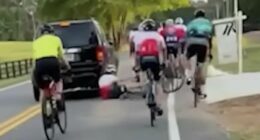 Georgia man smirks after he is charged over alleged road rage incident
