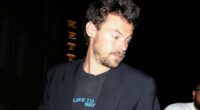 Harry Styles sports a voyeuristic graphic T-shirt in London