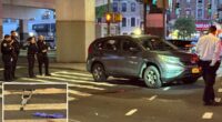 Hit-run truck strikes NYC pedestrian -- leaving helpless victim to be finished off by passing SUV