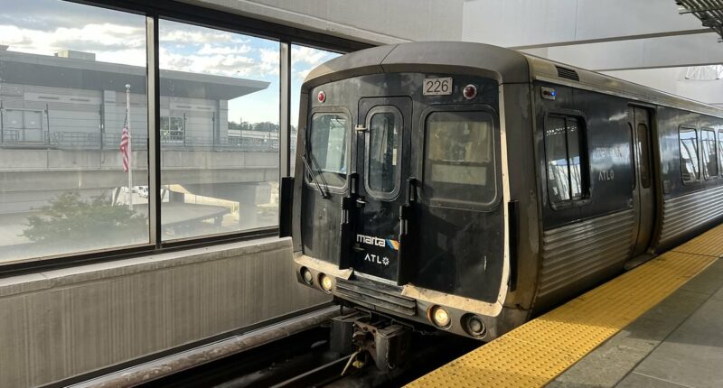 Horror in Atlanta as woman stabbed to death on train in daytime attack