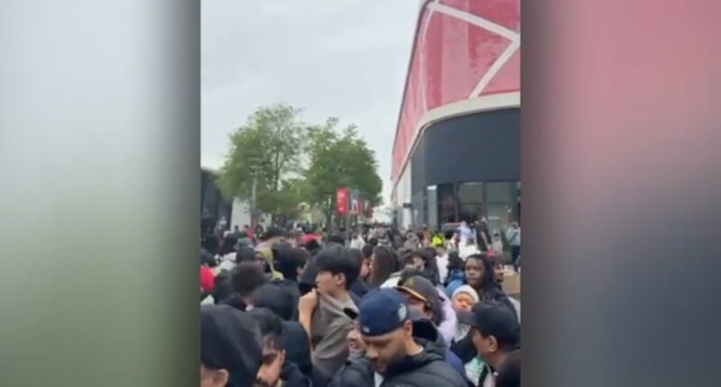 Hundreds line up at Oak Brook Center Mall for Swatch, Audemars Piguet Royal Pop Collection pocket watch, causing store closure
