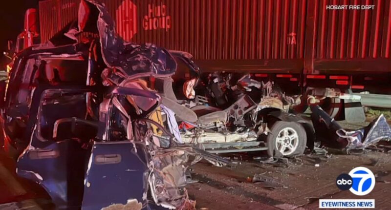 I65 crash today: 3 killed, 2 critically hurt in semi and car crash in Hobart, Indiana; I-65 traffic impacted, officials say