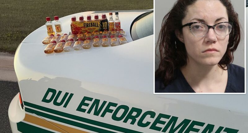 'Incoherent' driver found surrounded by Fireball whiskey after crashing onto golf course
