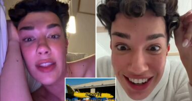 Influencer James Charles torched after blasting canned Spirit Airlines staffer as 'lazy piece of s--t'