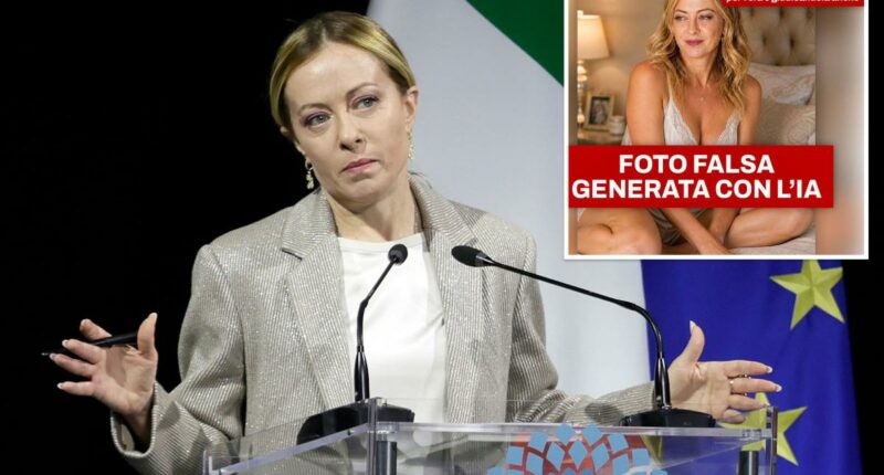 Italian PM Giorgia Meloni shares spicy AI photo of herself as she blasts misinfo â but admits it 'improved me quite a bit'