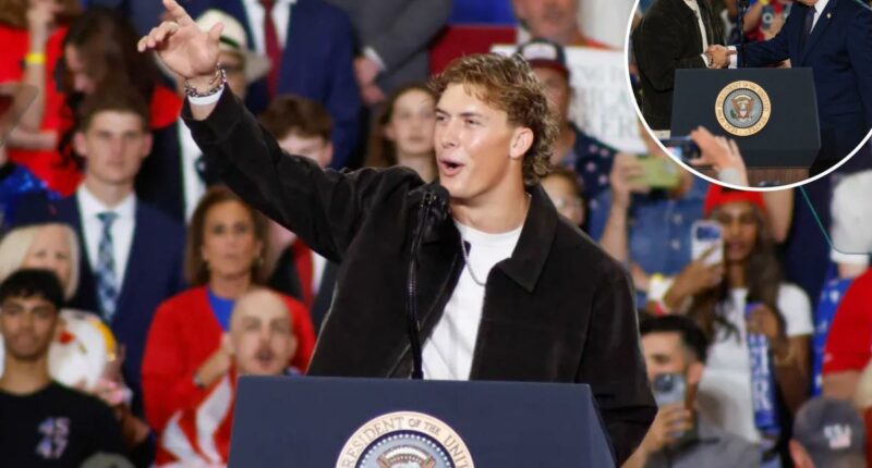 Jaxson Dart addresses Giants teammates after Trump introduction controversy