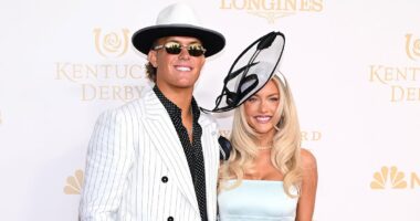 Jaxson Dart and model girlfriend among celebrities at Kentucky Derby