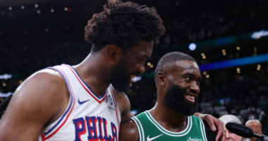 Jaylen Brown: Joel Embiid was 'flopping around' and 'got some extra calls' in 76ers' Game 7 win over Celtics