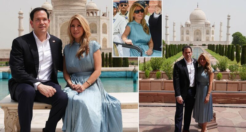 Jeanette Rubio stuns on India tour amid First Lady whispers