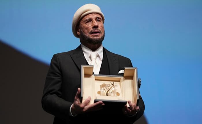 John Travolta surprised with honorary Palme d'Or at Cannes Film Festival
