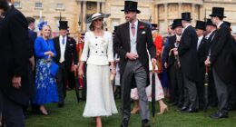Kate and Wills host royal garden party on behalf of King Charles