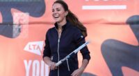 Kate reveals she plays padel with her parents Carole and Michael Middleton as she discusses 'world's fastest-growing sport' at garden party