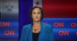 Katie Porter defends foul-mouthed battle cry, blasts GOP rival