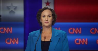 Katie Porter defends foul-mouthed battle cry, blasts GOP rival