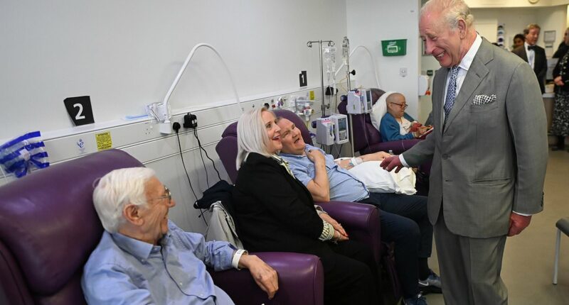 King Charles meets with 'very brave' cancer patients at Guy's Hospital and discusses how chemotherapy affects the tastebuds