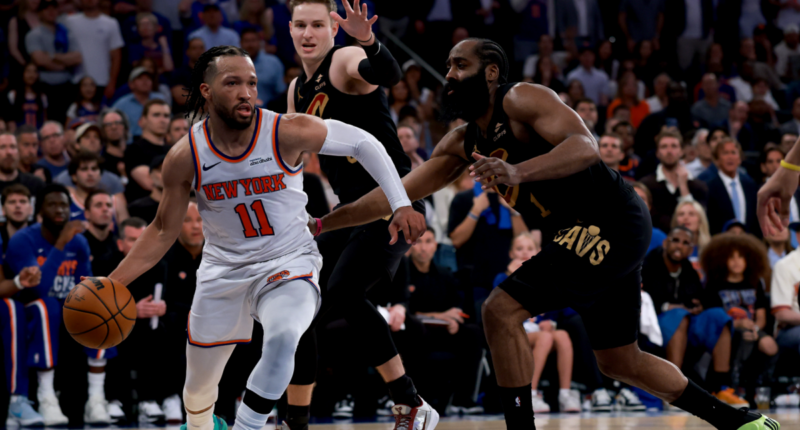 Knicks pull off epic Game 1 comeback over Cavaliers as Jalen Brunson turns James Harden into a red carpet