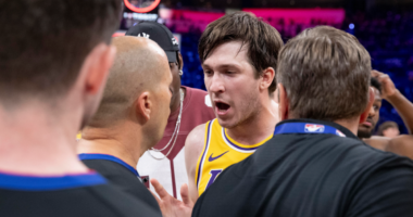 Lakers confront officials after Game 2 loss; JJ Redick says LeBron James gets 'worst whistle of any star'