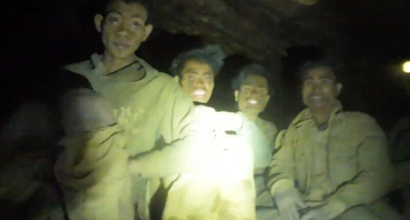 Laos cave rescue: Crews evacuate the first of 5 people stuck in cave; 2 still missing