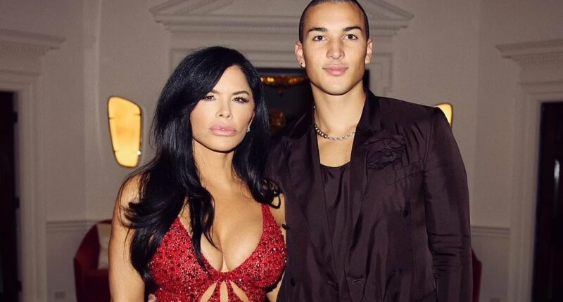 Lauren Sanchez with eldest son Nikko and her NFL star ex-boyfriend