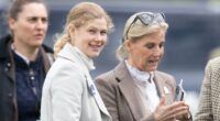 Like mother, like daughter! Sophie and Lady Louise make a stylish duo as they join Prince Edward at day two of the Royal Windsor Horse show