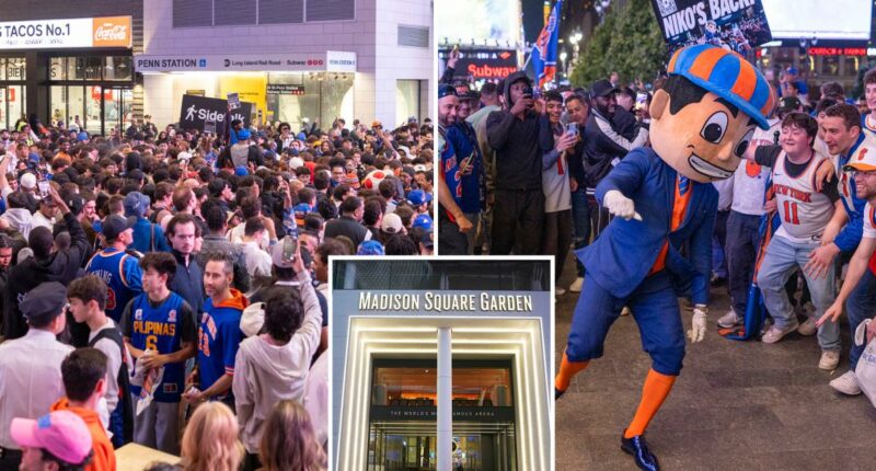 MSG's Knicks watch party permits denied after cops complain of drunk and rowdy crowds flodding streets: Sources