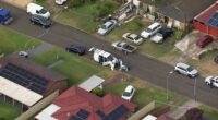 Police remain on scene this morning as they attempt to map out an "extensive" crime scene.