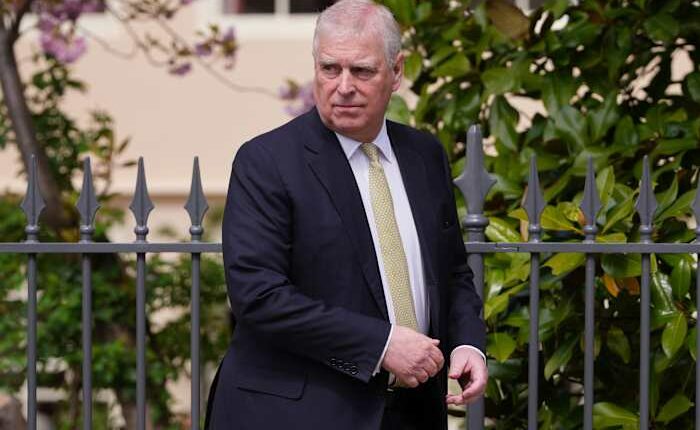 Man charged with harassing former Prince Andrew near his home
