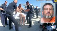 Man charges beachgoers with feet-long drill: Cops